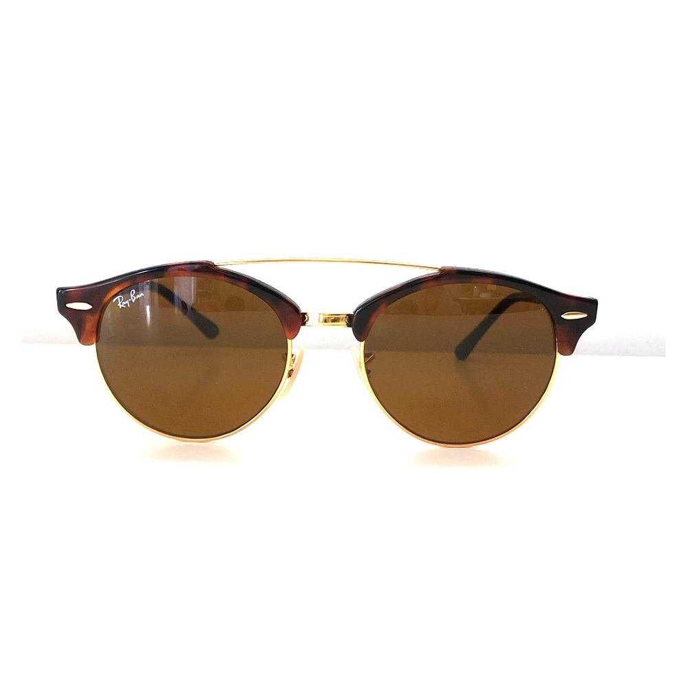 Ray-Ban ClubRound Double Bridge Brown Classic B-15